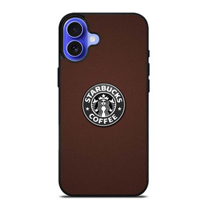 STARBUCKS COFFEE BROWN LOGO iPhone 16 Case Cover