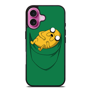 ADVENTURE TIME JAKE POCKET iPhone 16 Plus Case Cover