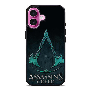 ASSASSIN'S CREED LOGO GREEN iPhone 16 Plus Case Cover