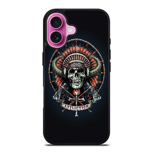 AFFLICTION INDIAN SKULL iPhone 16 Plus Case Cover
