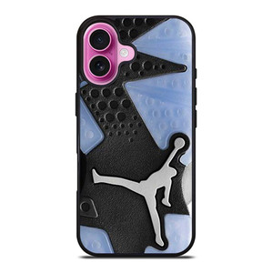 AIR JORDAN NIKE LOGO BLUE SOLE iPhone 16 Plus Case Cover