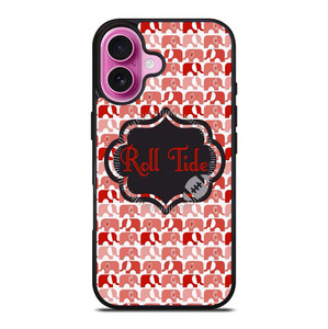 ALABAMA CRIMSON ROLL TIDE LOGO iPhone 16 Plus Case Cover
