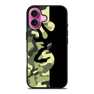 BROWNING LOGO CAMO BLACK iPhone 16 Plus Case Cover