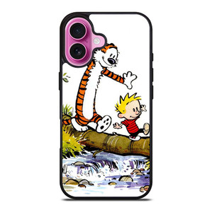CALVIN AND HOBBES CARTOON iPhone 16 Plus Case Cover