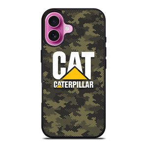 CATERPILLAT TRACTOR LOGO CAT CAMO EMBLEM iPhone 16 Plus Case Cover