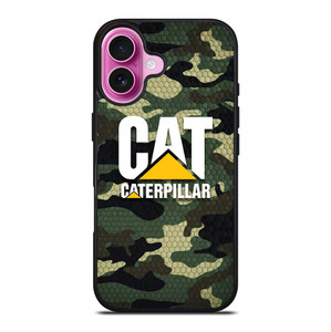 CATERPILLAT TRACTOR LOGO CAT CAMO ICON iPhone 16 Plus Case Cover