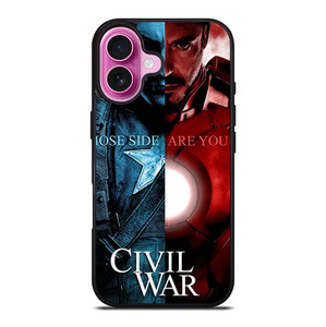 CIVIL WAR 2 Marvel Avengers iPhone 16 Plus Case Cover