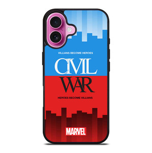 CIVIL WAR 3 Marvel Avengers iPhone 16 Plus Case Cover