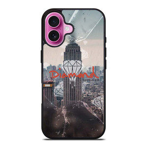 DIAMOND SUPPLY CO BROKEN GLASS iPhone 16 Plus Case Cover