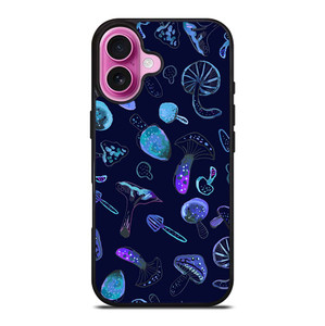 FANTASIA BLUE MUSHROOM iPhone 16 Plus Case Cover