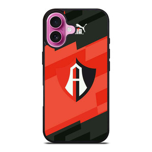 FOOTBALL CLUB MEXICO ATLAS FC LOGO iPhone 16 Plus Case Cover