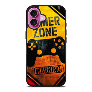 GAMER ZONE WARNING iPhone 16 Plus Case Cover