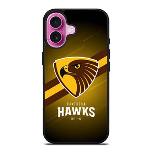 HAWTHORN HAWKS FOOTBALL CLUB LOGO AUSTRALIA TEAM iPhone 16 Plus Case Cover