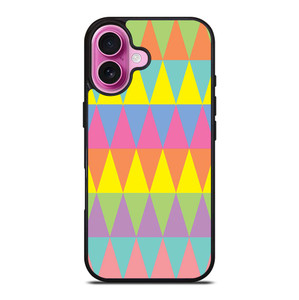 HERRINGBONE TRIANGLE iPhone 16 Plus Case Cover