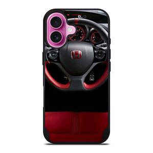 HONDA CIVIC TYPE R STEERING WHEEL iPhone 16 Plus Case Cover