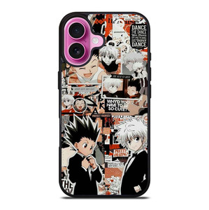 HUNTER X HUNTER GON AND KILLUA COLLAGE iPhone 16 Plus Case Cover