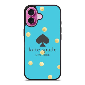 KATE SPADE NEW YORK LOGO BLUE ICON iPhone 16 Plus Case Cover
