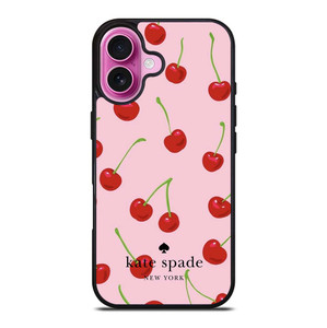 KATE SPADE NEW YORK LOGO CHERRY ICON iPhone 16 Plus Case Cover