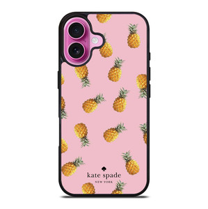 KATE SPADE NEW YORK LOGO PINEAPPLES iPhone 16 Plus Case Cover