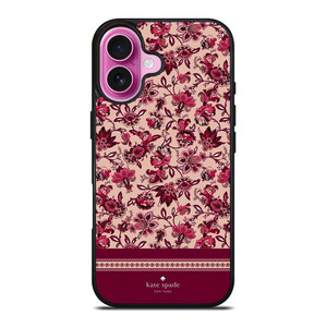 KATE SPADE NEW YORK RED FLORAL iPhone 16 Plus Case Cover