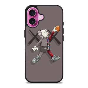 KAWS AIR JORDAN iPhone 16 Plus Case Cover