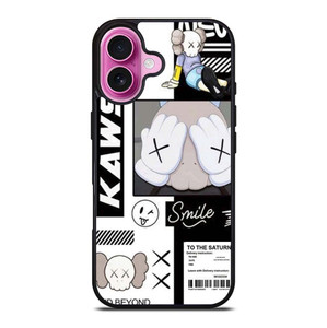 KAWS ICON SMILE iPhone 16 Plus Case Cover