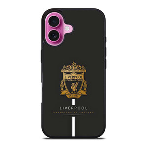 LIVERPOOL FC CHAMPIONS OF ENGLAND iPhone 16 Plus Case Cover