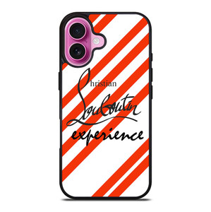 LOUBOUTIN STRIPE LOGO iPhone 16 Plus Case Cover