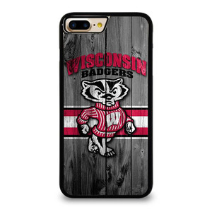 WISCONSIN BADGER WOODEN LOGO iPhone 7 / 8 Plus Case Cover WISCONSIN BADGER WOODEN LOGO iPhone 7 / 8 Plus Case Cover