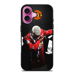 MANCHESTER UNITED PAUL POGBA DAB iPhone 16 Plus Case Cover