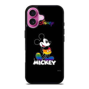 MICKEY MOUSE CARTOON BLACK DISNEY iPhone 16 Plus Case Cover