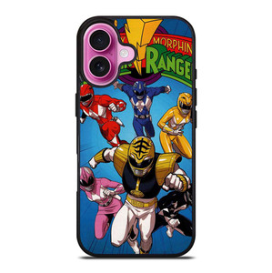 MIGHTY MORPHIN POWER RANGERS CARTOON iPhone 16 Plus Case Cover