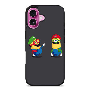MINIONS MARIO AND LUIGI iPhone 16 Plus Case Cover