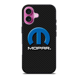 MOPAR CARBON LOGO iPhone 16 Plus Case Cover