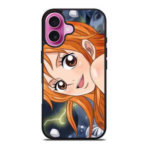 NAMI FACE ONE PIECE ANIME iPhone 16 Plus Case Cover