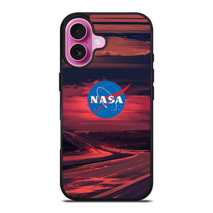 NASA LOGO SUNSET iPhone 16 Plus Case Cover
