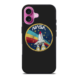 NASA RETRO CLASSIC LOGO iPhone 16 Plus Case Cover