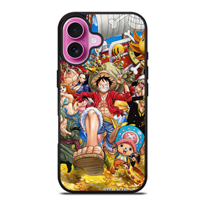 ONE PIECCE LUFFY AND FRIENDS iPhone 16 Plus Case Cover