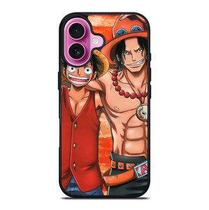 ONE PIECE ACE AND LUFFY iPhone 16 Plus Case Cover