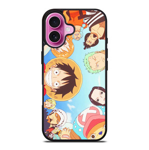 ONE PIECE ANIME STRAW HAT iPhone 16 Plus Case Cover