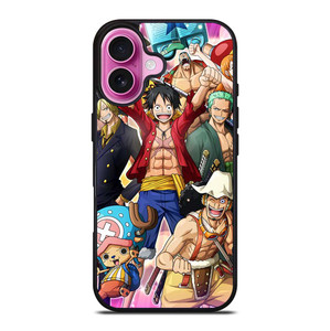 ONE PIECE CHARACTER STRAW HATS iPhone 16 Plus Case Cover