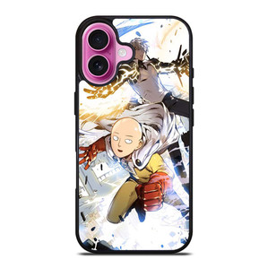 ONE PUNCH MAN SAITAMA AND GENOS iPhone 16 Plus Case Cover