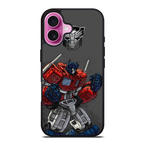 OPTIMUS PRIME CARTOON iPhone 16 Plus Case Cover
