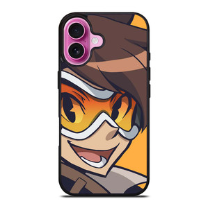 OVERWATCH TRACER CARTOON iPhone 16 Plus Case Cover