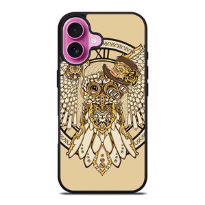 OWL STEAMPUNK iPhone 16 Plus Case Cover