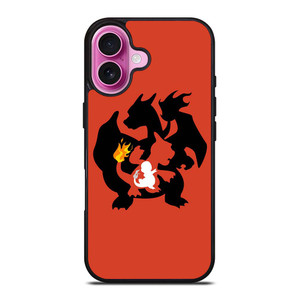 POKEMON CHARMANDER CHARMELEON CHARIZARD iPhone 16 Plus Case Cover