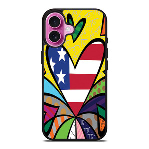 ROMERO BRITTO LOVE NEW 2 iPhone 16 Plus Case Cover