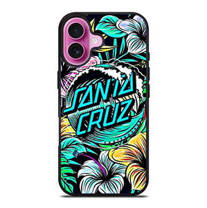 SANTA CRUZ SKATEBOARDS TROPICAL iPhone 16 Plus Case Cover