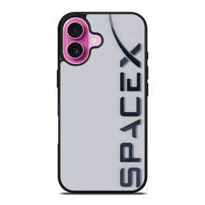 SPACE X LOGO GREY iPhone 16 Plus Case Cover
