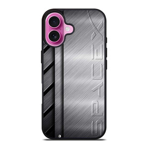 SPACE X LOGO METAL PLATE iPhone 16 Plus Case Cover